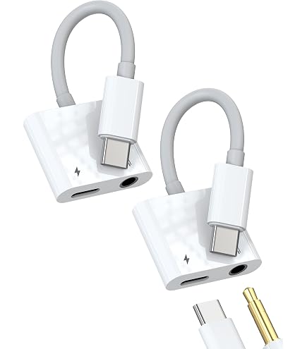 Amazon.co.jp: USB C 3.5mmイヤホンジャック変換アダプタ(2in1)同時
